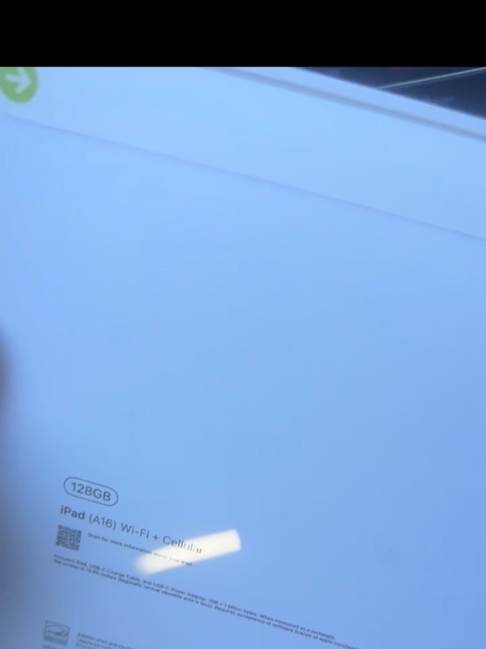 Apple iPad Wi‑Fi + Cellular 128GB - Blue